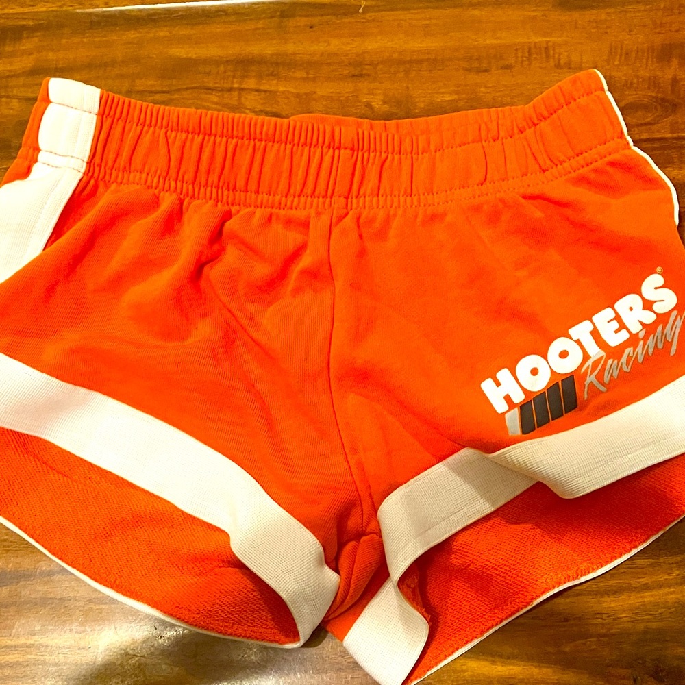 Hooters Orange Athletic Shorts